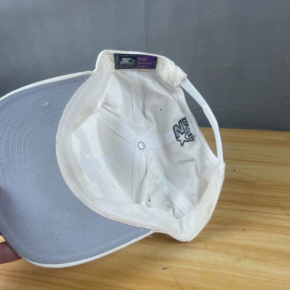 Vintage Chicago Bulls 1996 Starter Snapback Cap Hat White The Greatest Team Ever - Picture 6 of 7